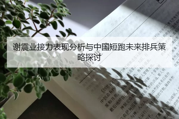 谢震业接力表现分析与中国短跑未来排兵策略探讨